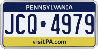 PA license plate JCQ4979