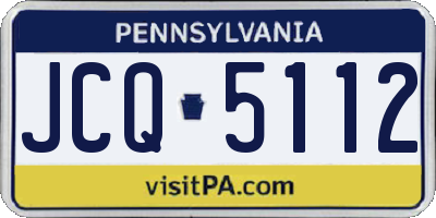 PA license plate JCQ5112