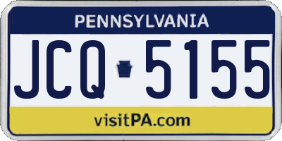 PA license plate JCQ5155
