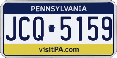 PA license plate JCQ5159