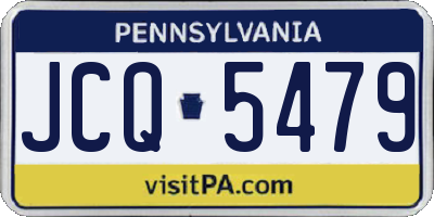 PA license plate JCQ5479