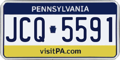 PA license plate JCQ5591