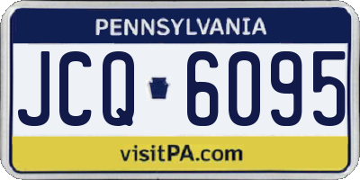 PA license plate JCQ6095