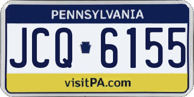 PA license plate JCQ6155