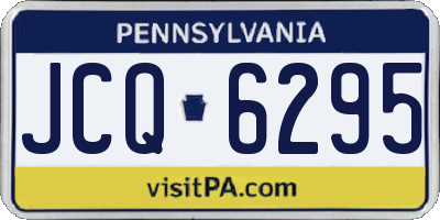 PA license plate JCQ6295