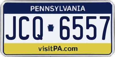 PA license plate JCQ6557