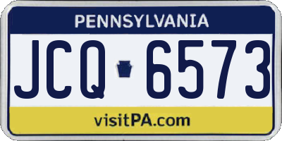 PA license plate JCQ6573
