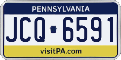 PA license plate JCQ6591
