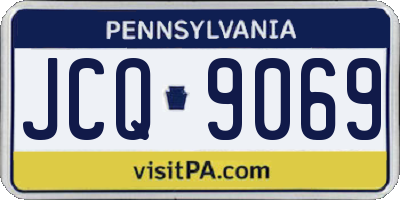 PA license plate JCQ9069