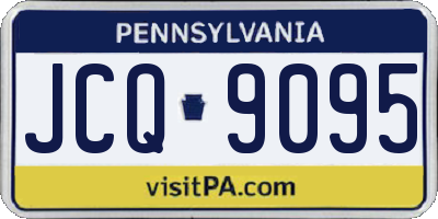 PA license plate JCQ9095