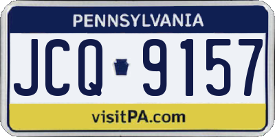 PA license plate JCQ9157
