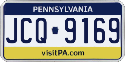 PA license plate JCQ9169