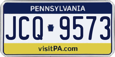PA license plate JCQ9573