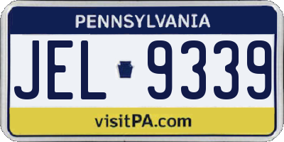 PA license plate JEL9339