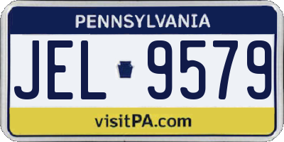 PA license plate JEL9579