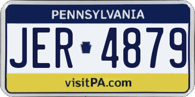 PA license plate JER4879