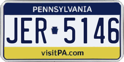 PA license plate JER5146