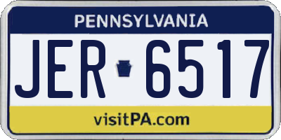 PA license plate JER6517