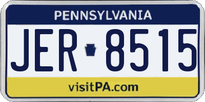 PA license plate JER8515