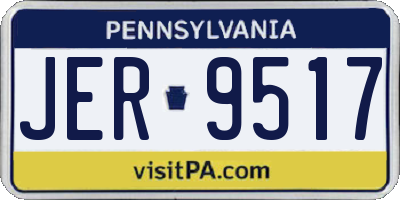 PA license plate JER9517