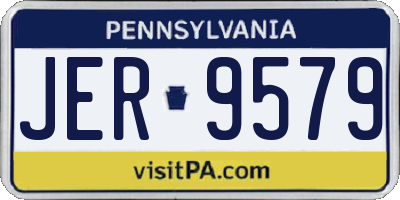 PA license plate JER9579