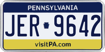 PA license plate JER9642