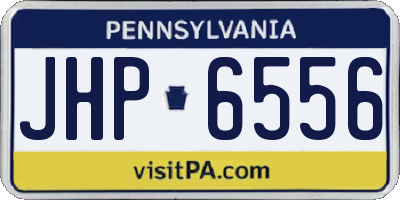 PA license plate JHP6556