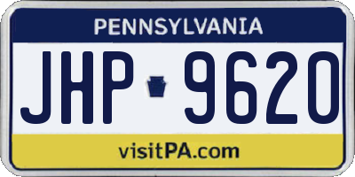 PA license plate JHP9620