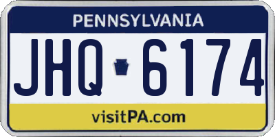 PA license plate JHQ6174