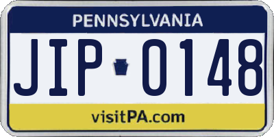 PA license plate JIP0148