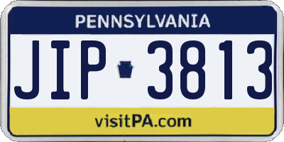 PA license plate JIP3813