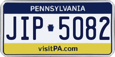 PA license plate JIP5082