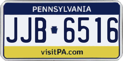 PA license plate JJB6516