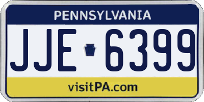 PA license plate JJE6399