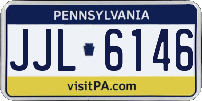 PA license plate JJL6146