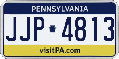PA license plate JJP4813