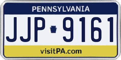 PA license plate JJP9161