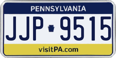 PA license plate JJP9515