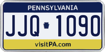 PA license plate JJQ1090