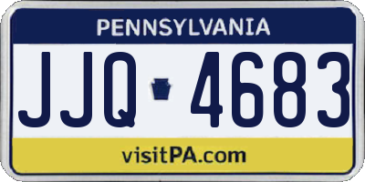 PA license plate JJQ4683