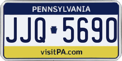 PA license plate JJQ5690
