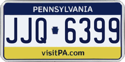 PA license plate JJQ6399