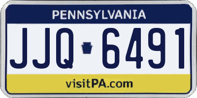 PA license plate JJQ6491