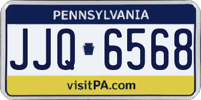 PA license plate JJQ6568