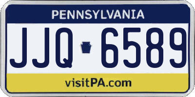 PA license plate JJQ6589
