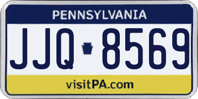 PA license plate JJQ8569