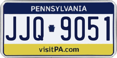 PA license plate JJQ9051