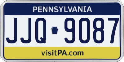 PA license plate JJQ9087