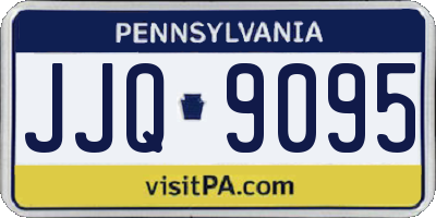 PA license plate JJQ9095