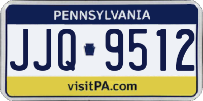 PA license plate JJQ9512
